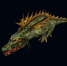 Batugi, pilozubý krokodýl